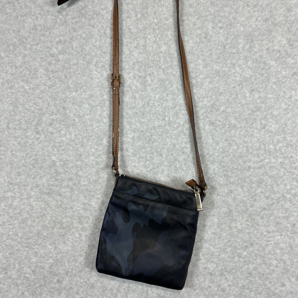 Purse Tommy Hilfiger Julia Camo Mini Crossbody Blue Camo Gold - READ